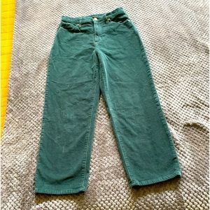 Green High Waisted Corduroy Pants by Universal Thread Women’s Size 6/28